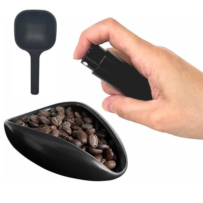 Coffee Tea Set - Coffee Bean Measuring Cup Spoon Spray