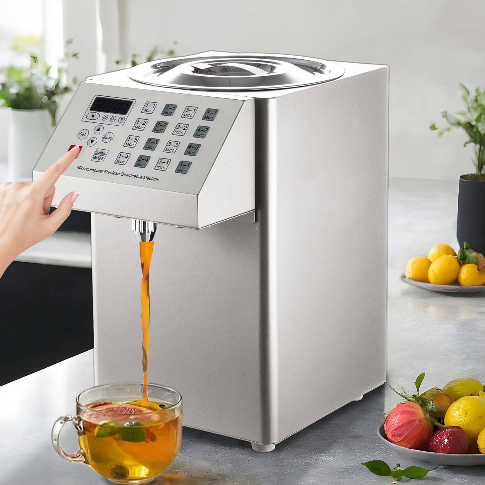 Coffee Tea Shop - Automatic Fructose Dispenser Electric, Quantitative Syrup