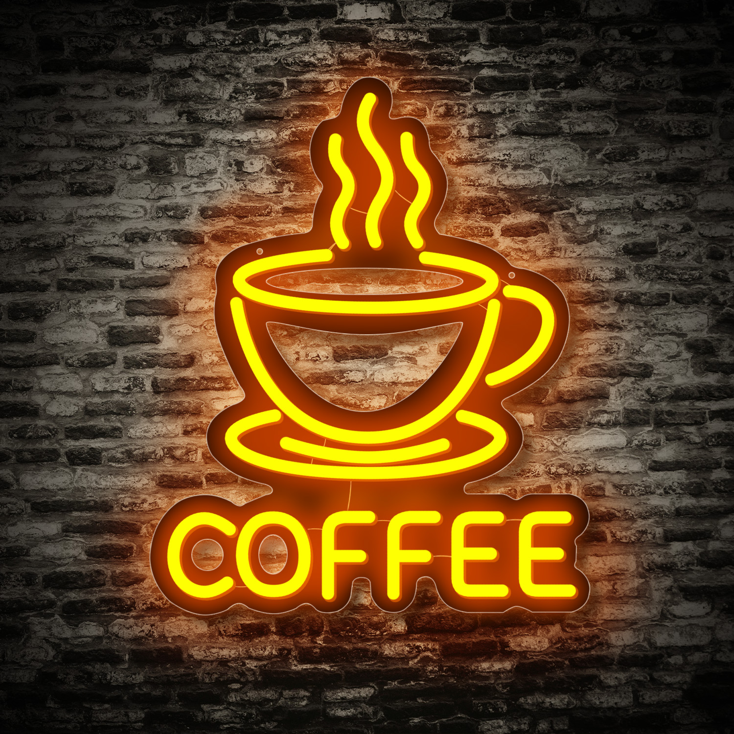 Coffee Tea Neon Sign - 1 pc Bright coffee LED neon