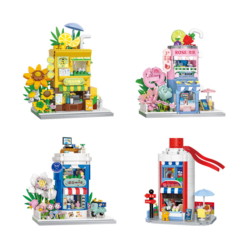 Lemon Tea Coffee - Idea City Street View Mini Block