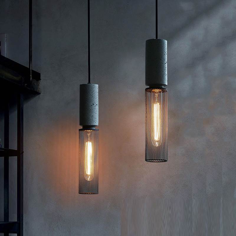 Switching Coffee To Tea - Retro Industrial Style Cement Pendant Light