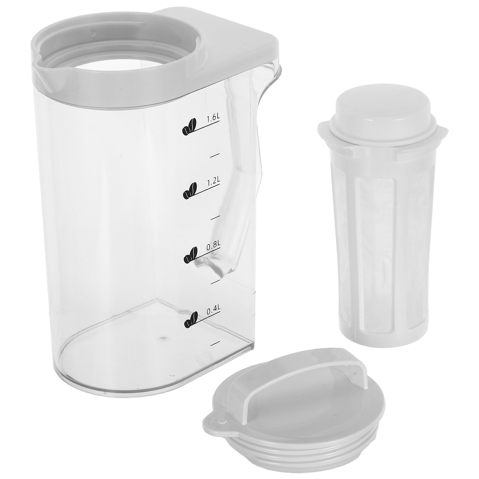 Coffee Tea Drink - Plastic Cold Brew Coffee Pitcher 1.6L