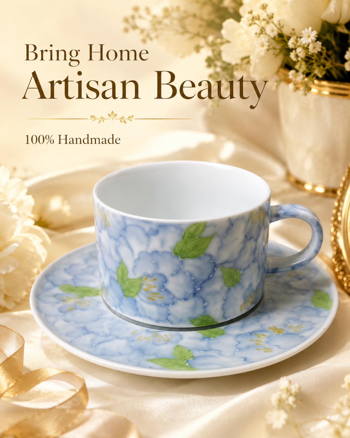 Hand-Painted Ceramic Tea Cup a - đánh giá và giá Coffee Tea Set