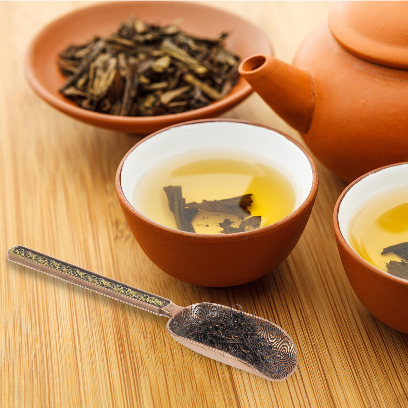 Copper Zinc Retro Style Tea Sc - đánh giá và giá Coffee Tea And Bean Leaf