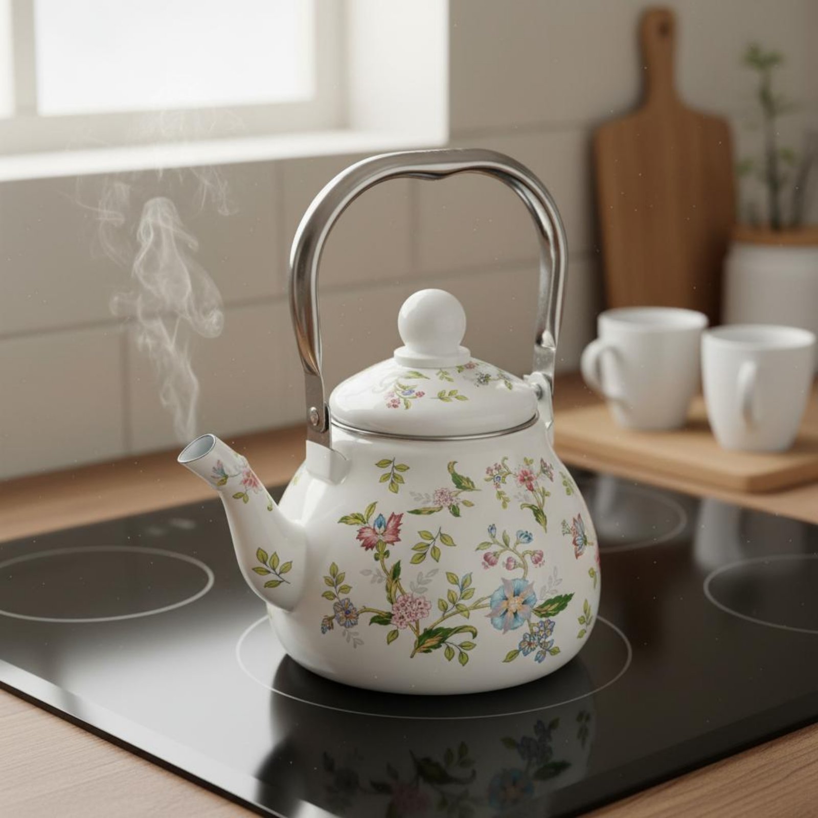 Enamel Tea Kettle Induction Co - đánh giá và giá Cast Iron Teapot