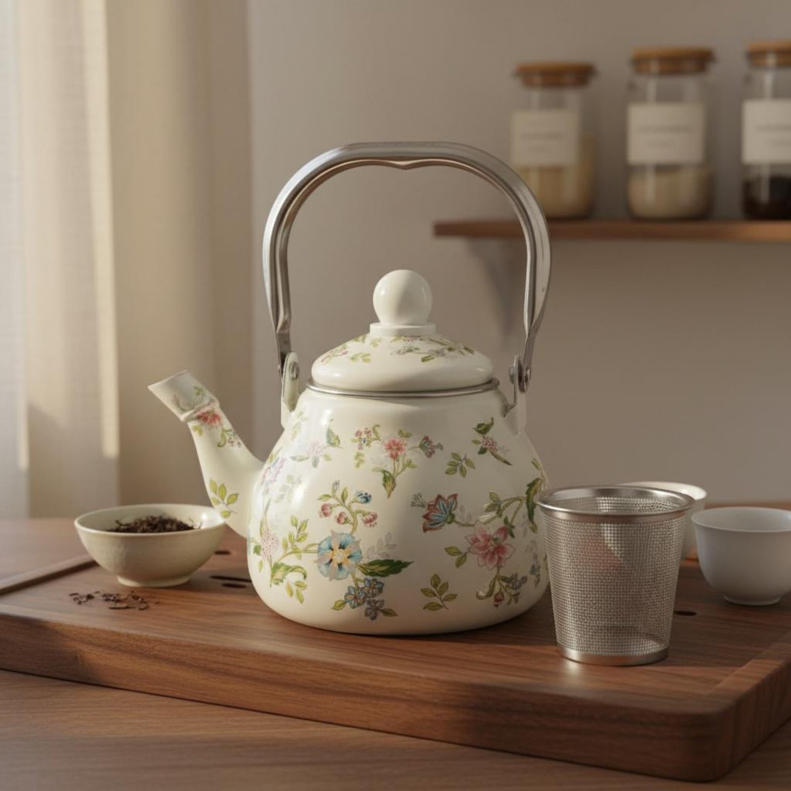 Enamel Tea Kettle Induction Co - đánh giá và giá Cast Iron Teapot