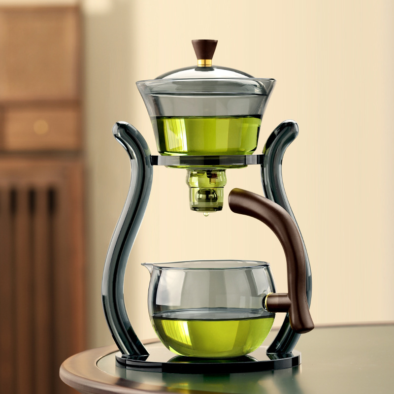 Exquisite Smoke Grey Glass Tea - đánh giá và giá Gongfu Tea Set