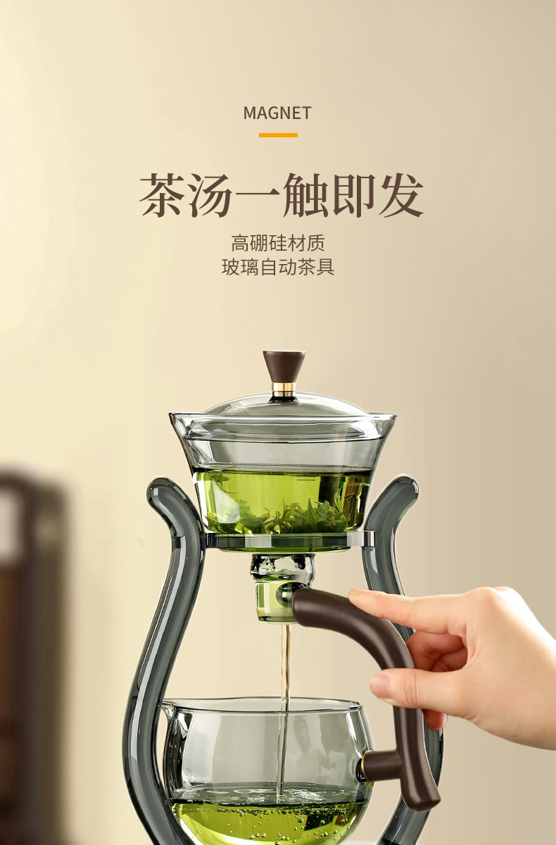 Exquisite Smoke Grey Glass Tea - đánh giá và giá Gongfu Tea Set