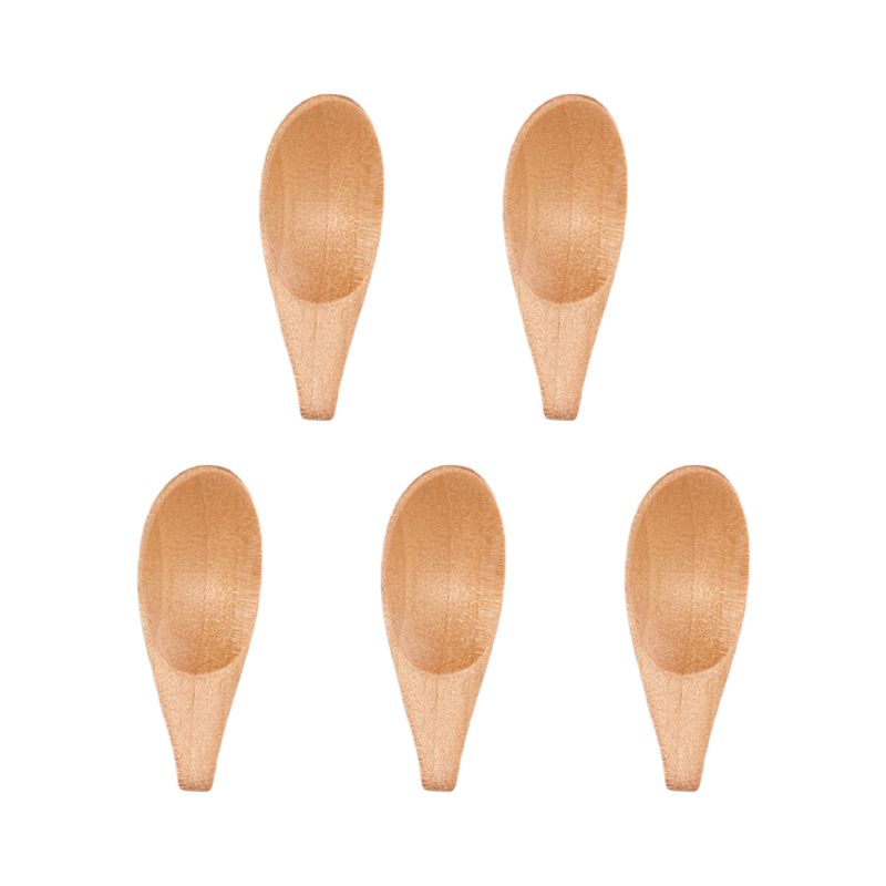 B69C 5 Pieces Mini Wooden Spoo - đánh giá và giá Coffee Tea Etc