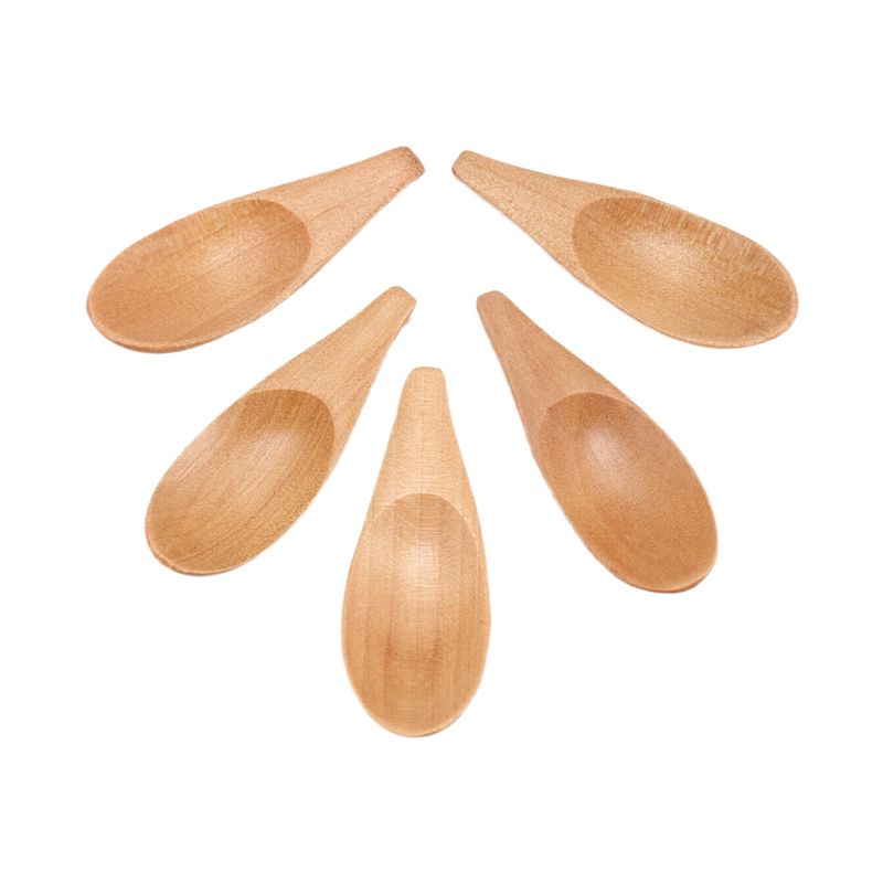 B69C 5 Pieces Mini Wooden Spoo - đánh giá và giá Coffee Tea Etc