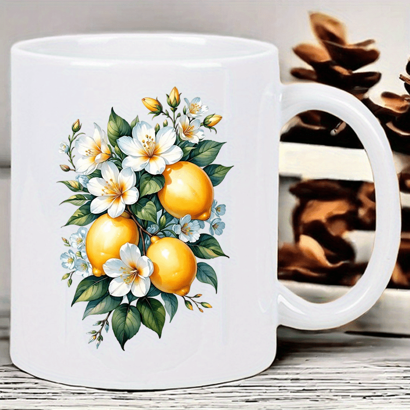 Stylish Ceramic Mug Featuring  - đánh giá và giá Lemon Tea Coffee