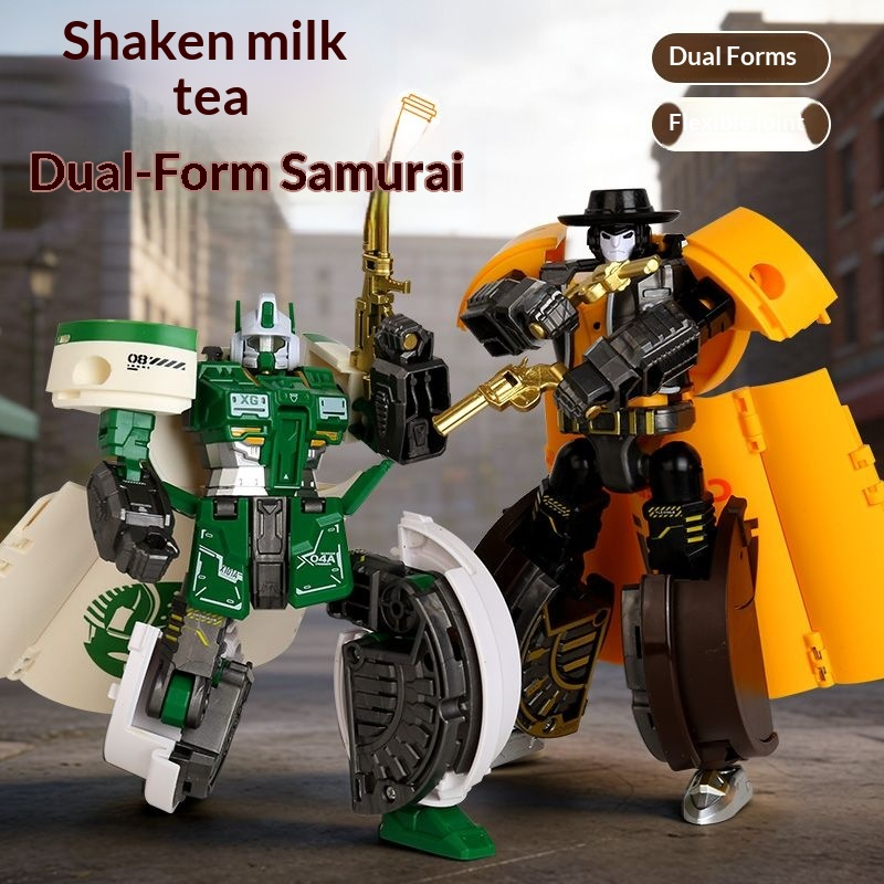 Transforming toy milk tea warr - đánh giá và giá Coffee Tea Games