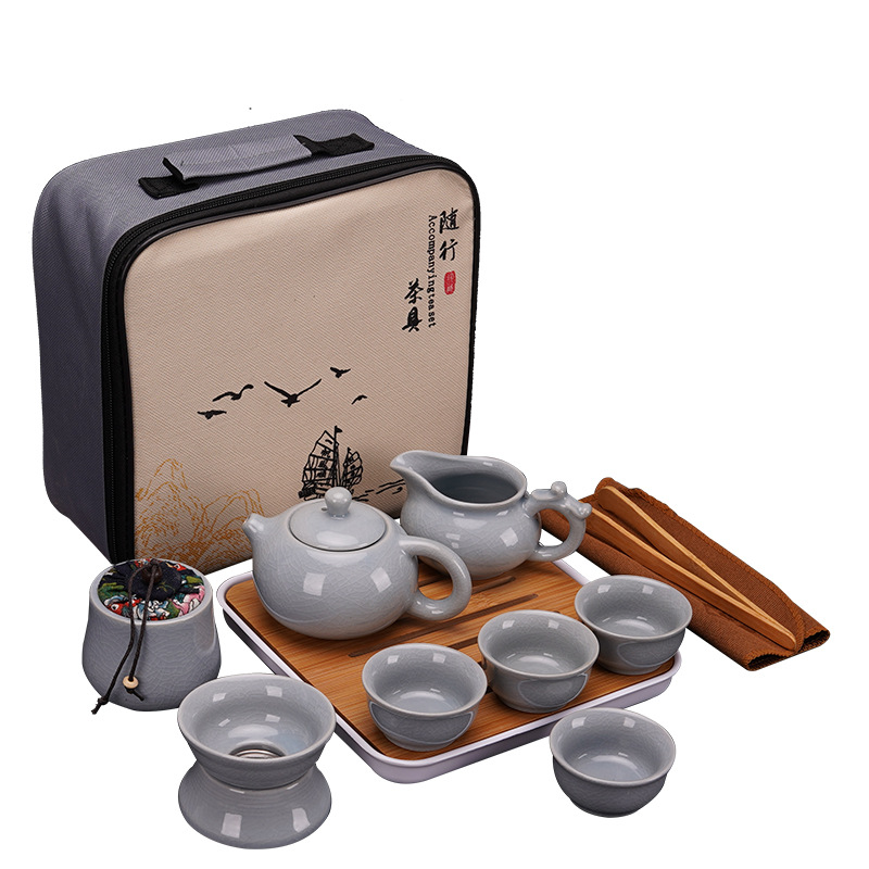 Portable Travel Ceramic Chines - đánh giá và giá Gongfu Tea Set
