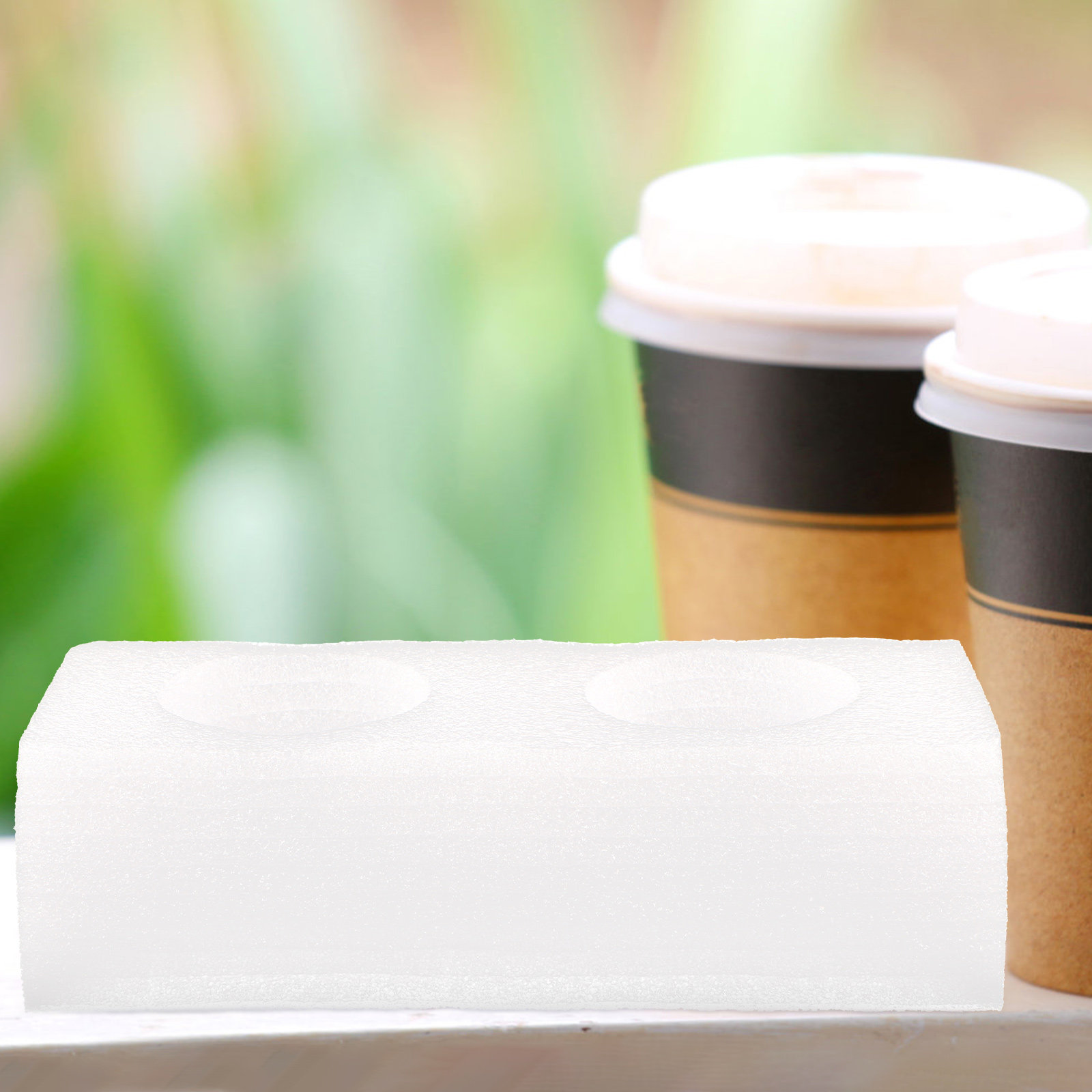 2Pcs Drink Carrier Tray Multi- - đánh giá và giá Coffee Tea Drink