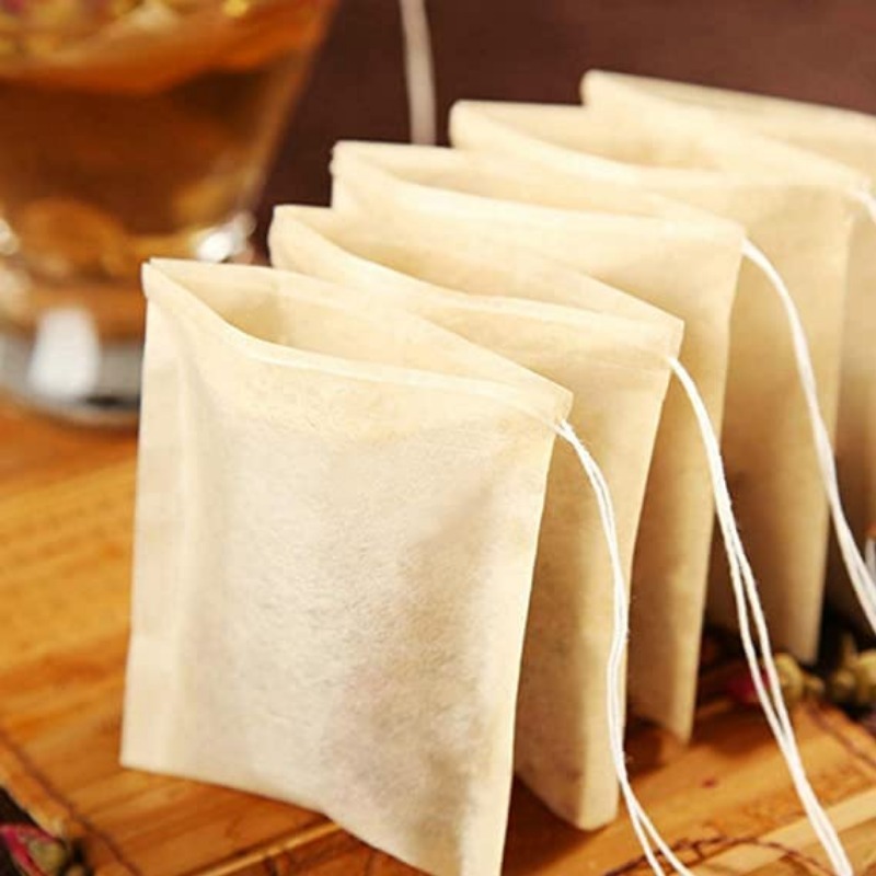 100/500x Cloth Tea Bags with D - đánh giá và giá Coffee Tea And Bean Leaf