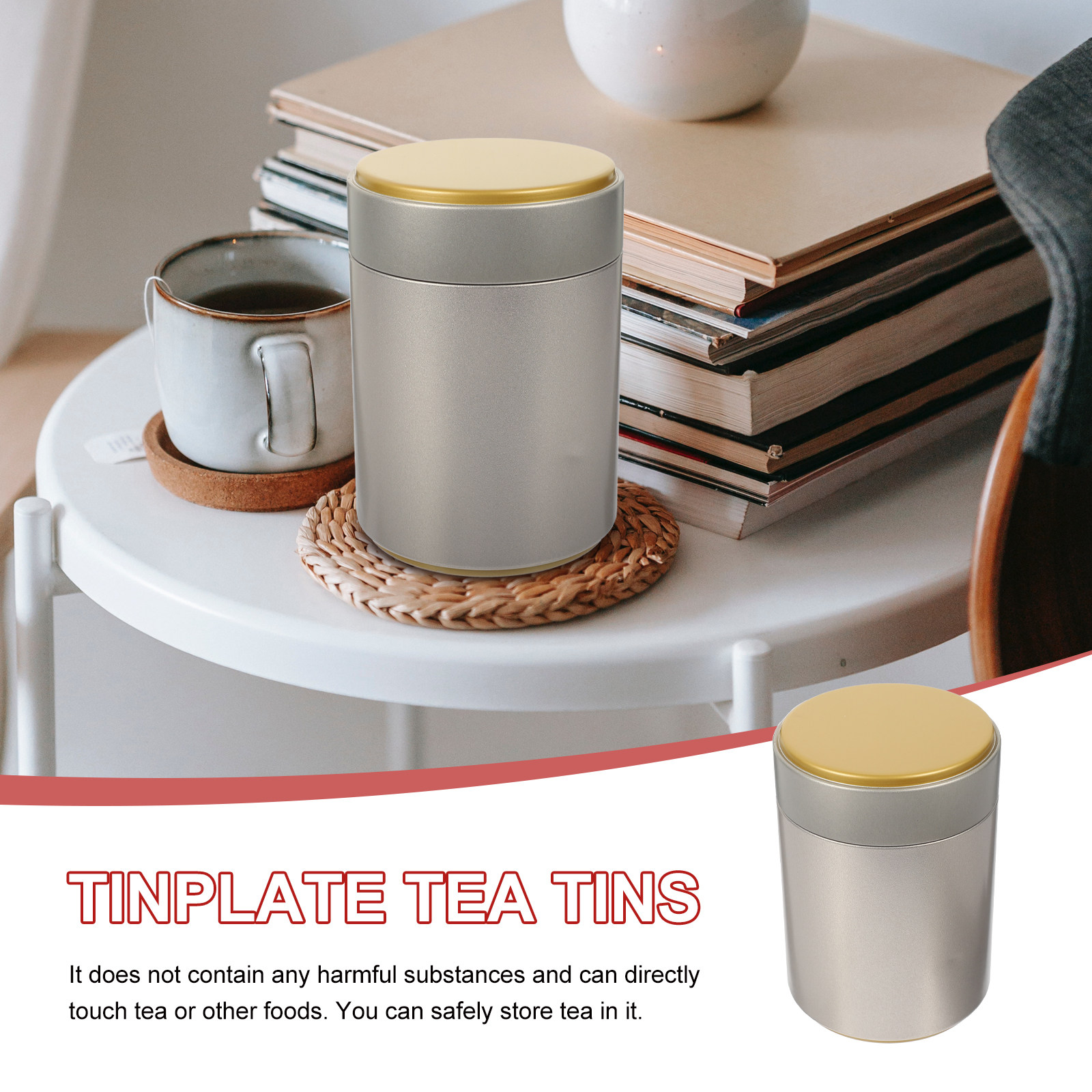 Decorative Tea Canister Airtig - đánh giá và giá Coffee Tea And Bean Leaf