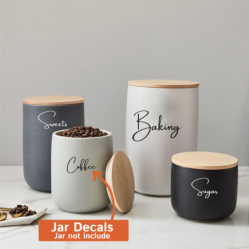 Decal Only 8Pcs Kitchen Organi - đánh giá và giá Switching Coffee To Tea