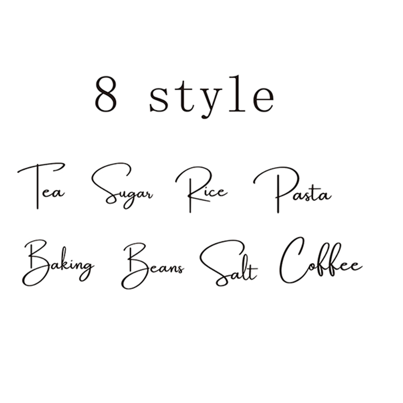 Decal Only 8Pcs Kitchen Organi - đánh giá và giá Switching Coffee To Tea