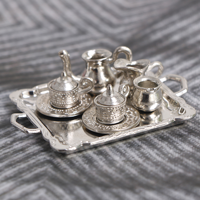 10pcs/Set 1/12 Dollhouse Minia - đánh giá và giá Coffee Tea Games