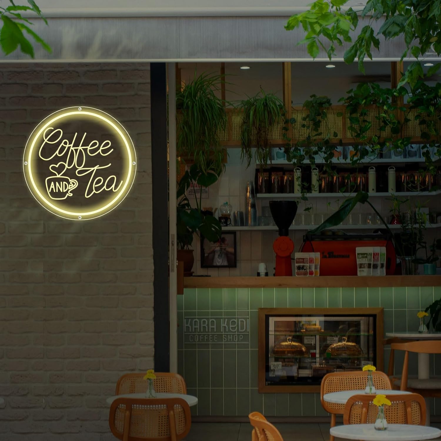 Coffee and Tea Neon Light Dimm - đánh giá và giá Coffee Tea Neon Sign
