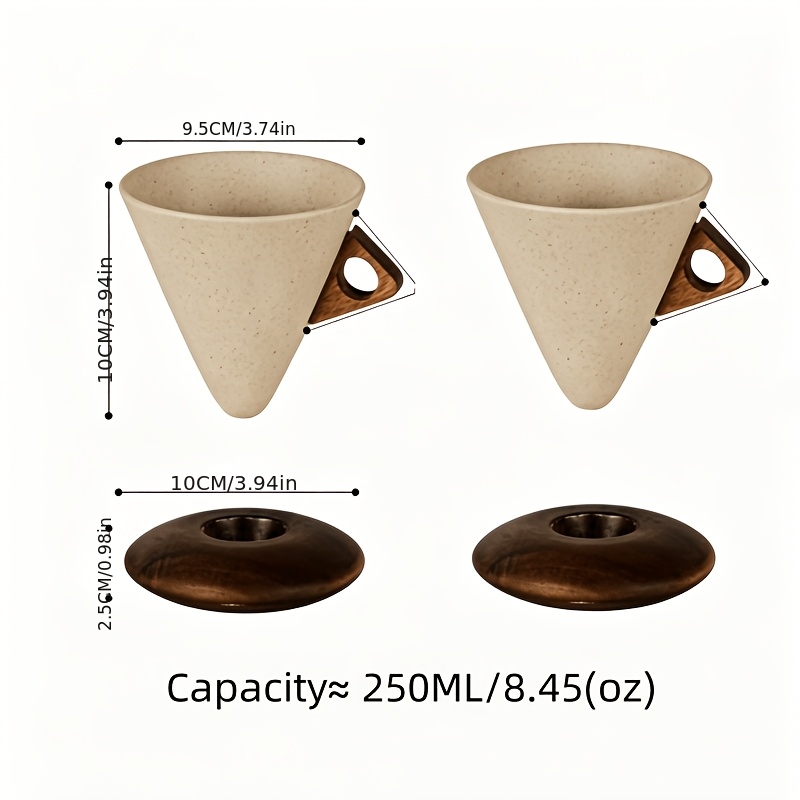 2pcs Premium Ceramic Coffee an - đánh giá và giá Coffee Tea Latte