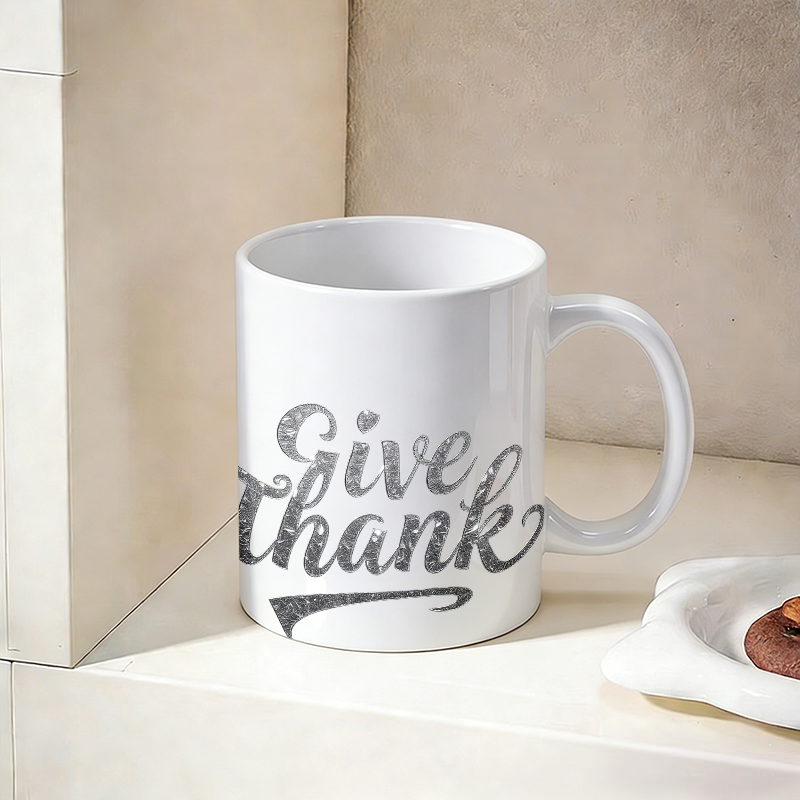 Silver Foil Font 'Give Thanks' - đánh giá và giá Coffee Tea Font