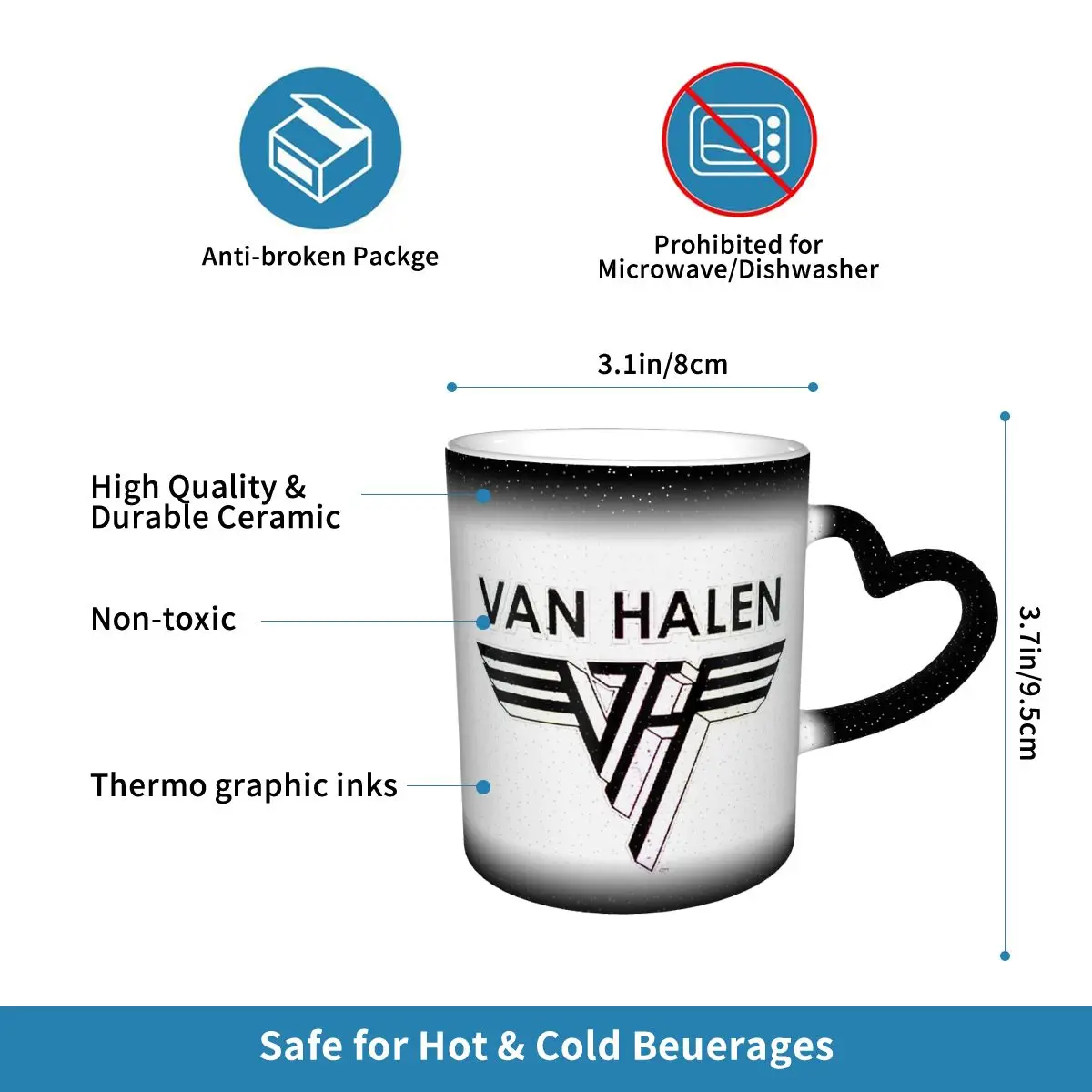 Van Halen 5150 Logo Mug Funny  - đánh giá và giá Coffee Tea Van
