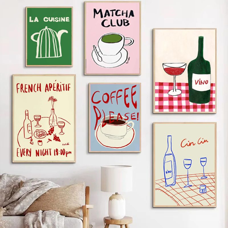 Colorful Drawings Abstract Art - đánh giá và giá Draw Coffee And Tea