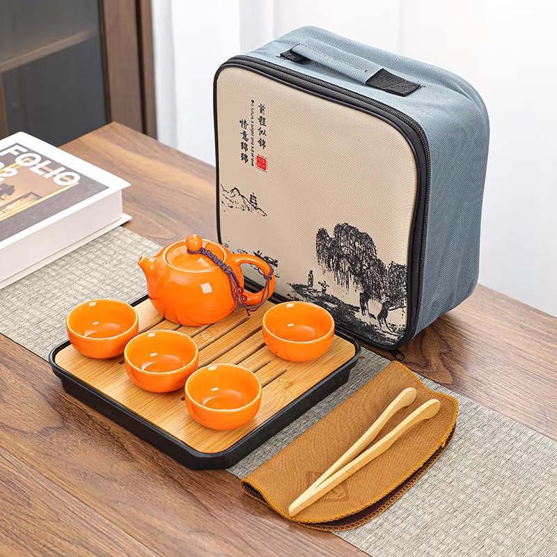 Chinese Kung Fu Travel Set, Ce - đánh giá và giá Gongfu Tea Set