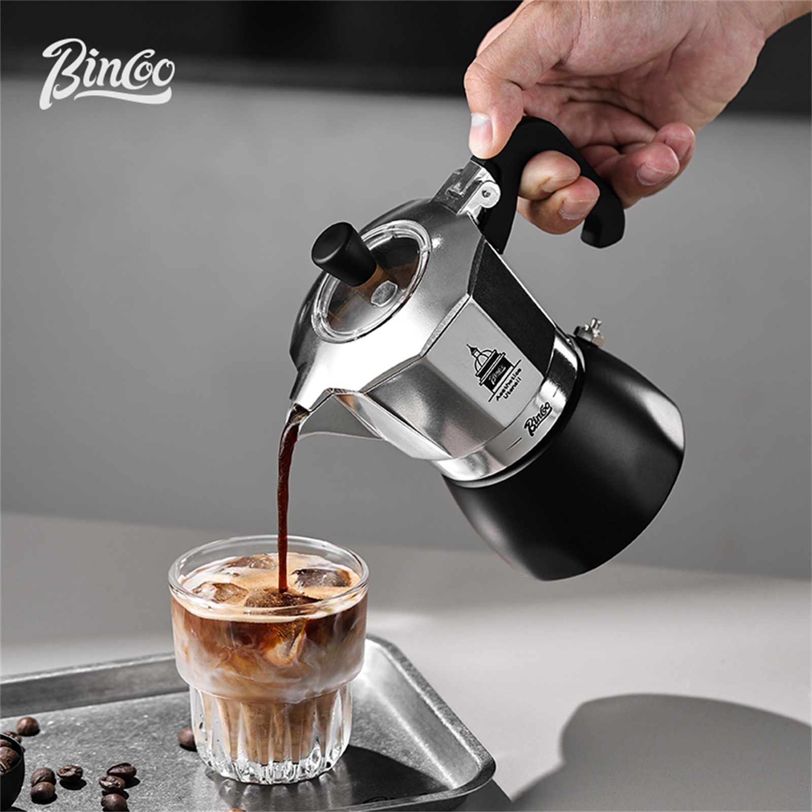 BINCOO Double Valve Moka Pot，E - đánh giá và giá Coffee Tea Chocolate