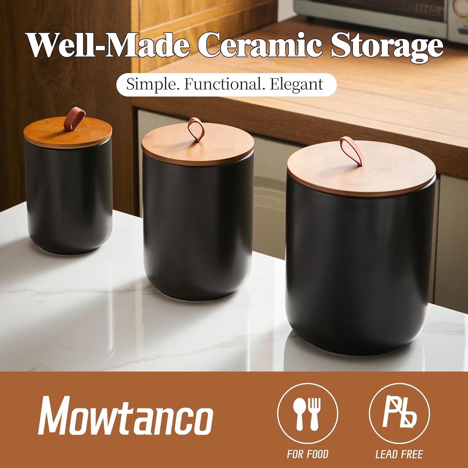 Ceramic Canister Set (30 oz, 4 - đánh giá và giá Coffee Tea Set