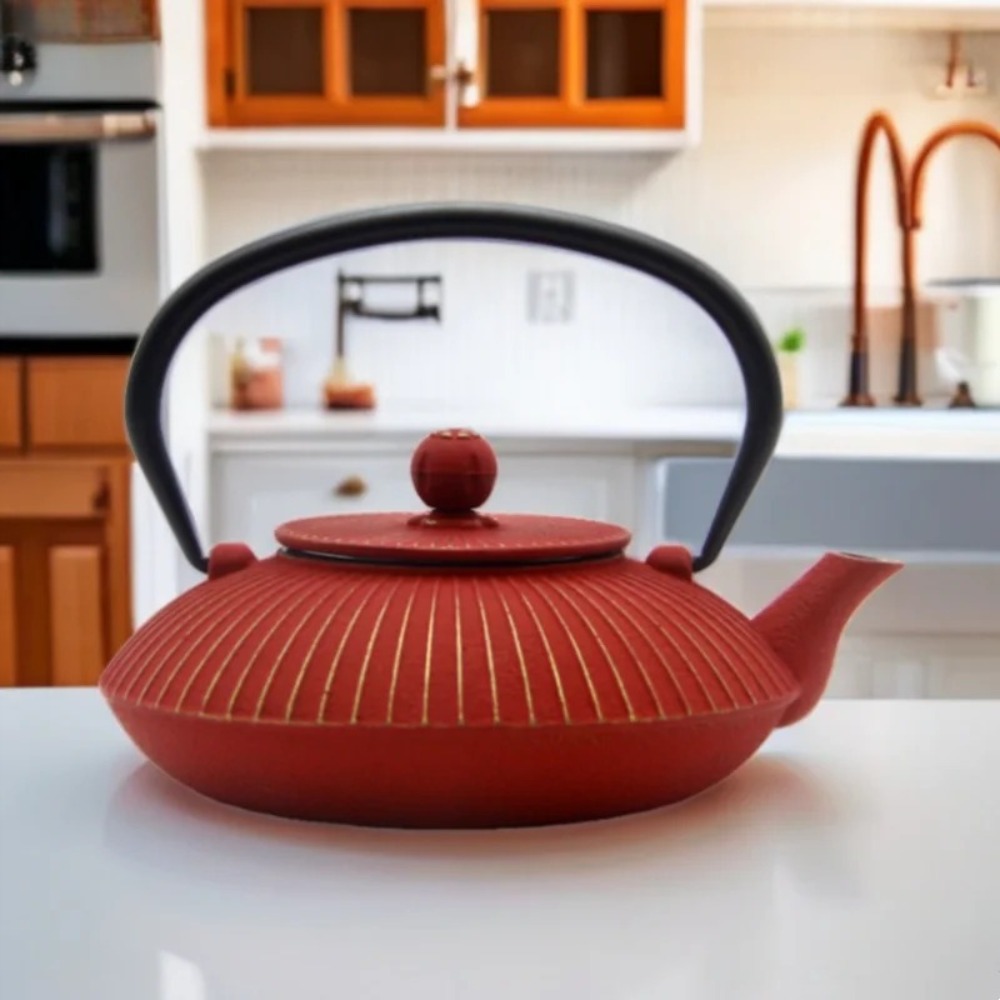 800ml Cast Iron Teapot Umbrell - đánh giá và giá Cast Iron Teapot