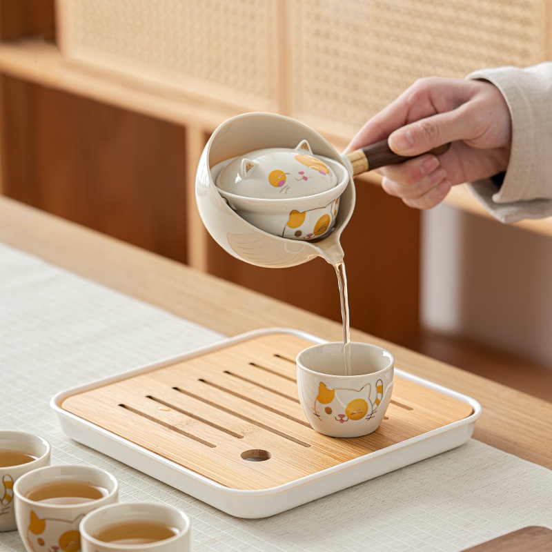 Portable Glass Ceramic Chinese - đánh giá và giá Gongfu Tea Set