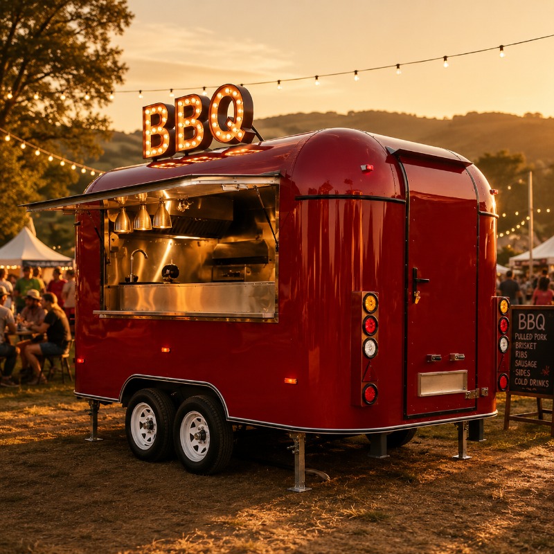 Food Truck Trailer Street Cate - đánh giá và giá Coffee Tea Van