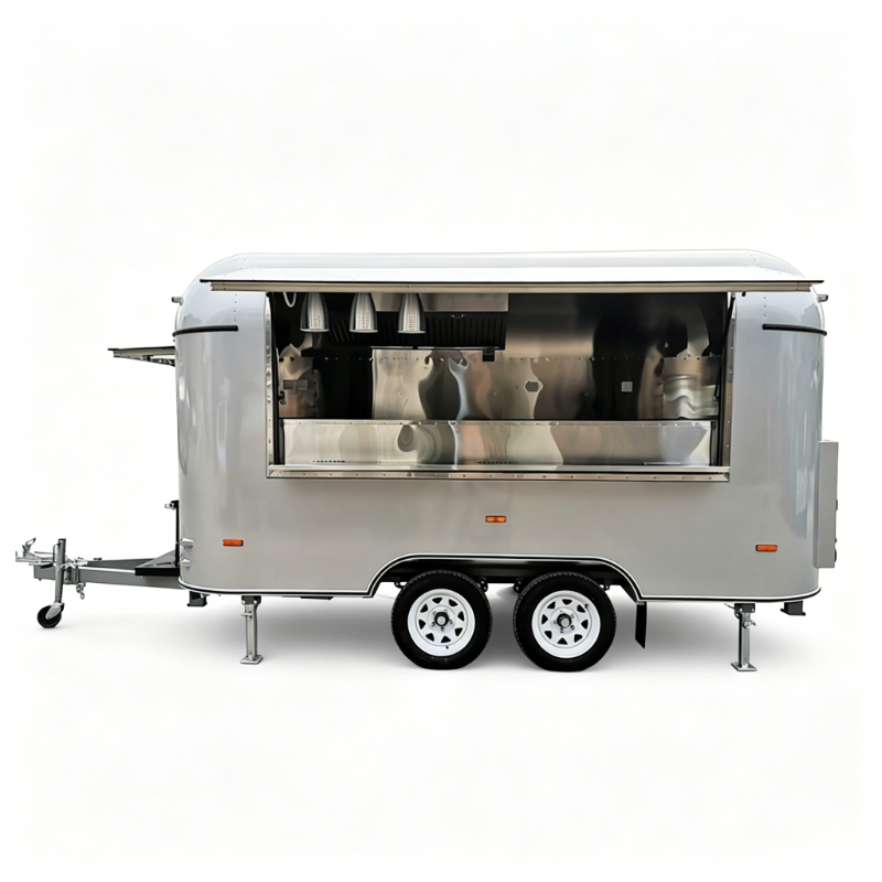 Food Truck Trailer Street Cate - đánh giá và giá Coffee Tea Van