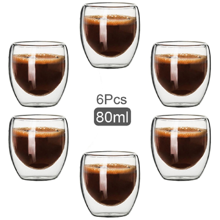 Double Walled Glass Coffee Mug - đánh giá và giá Coffee Tea Games