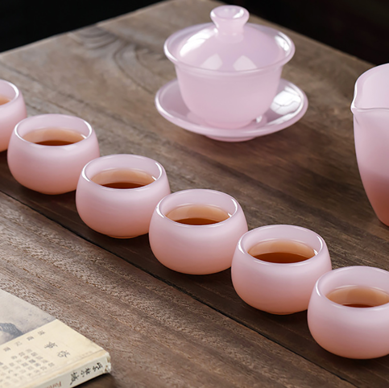 Hibiscus Jade Porcelain Teacup - đánh giá và giá Gongfu Tea Set