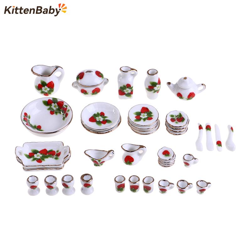 1 Set 1:12 Miniature Doll Hous - đánh giá và giá Coffee Tea Games