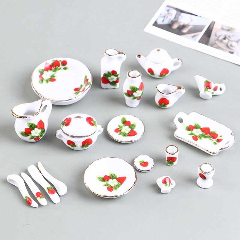 1 Set 1:12 Miniature Doll Hous - đánh giá và giá Coffee Tea Games