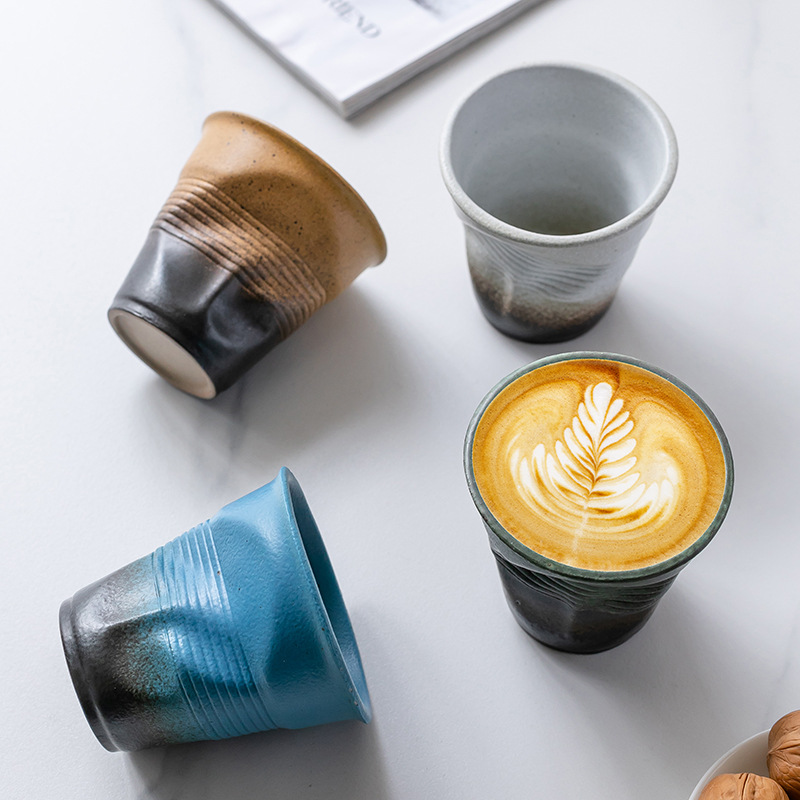 200ml Rough Pottery Coffee Cup - đánh giá và giá Coffee Tea Latte