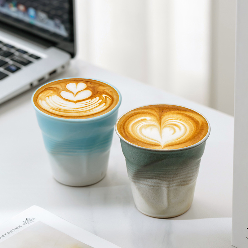 200ml Rough Pottery Coffee Cup - đánh giá và giá Coffee Tea Latte