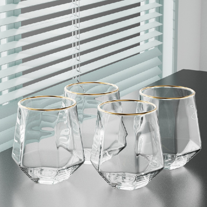 320ml 4pcs Set Hexagonal Cup W - đánh giá và giá Coffee Tea Drink