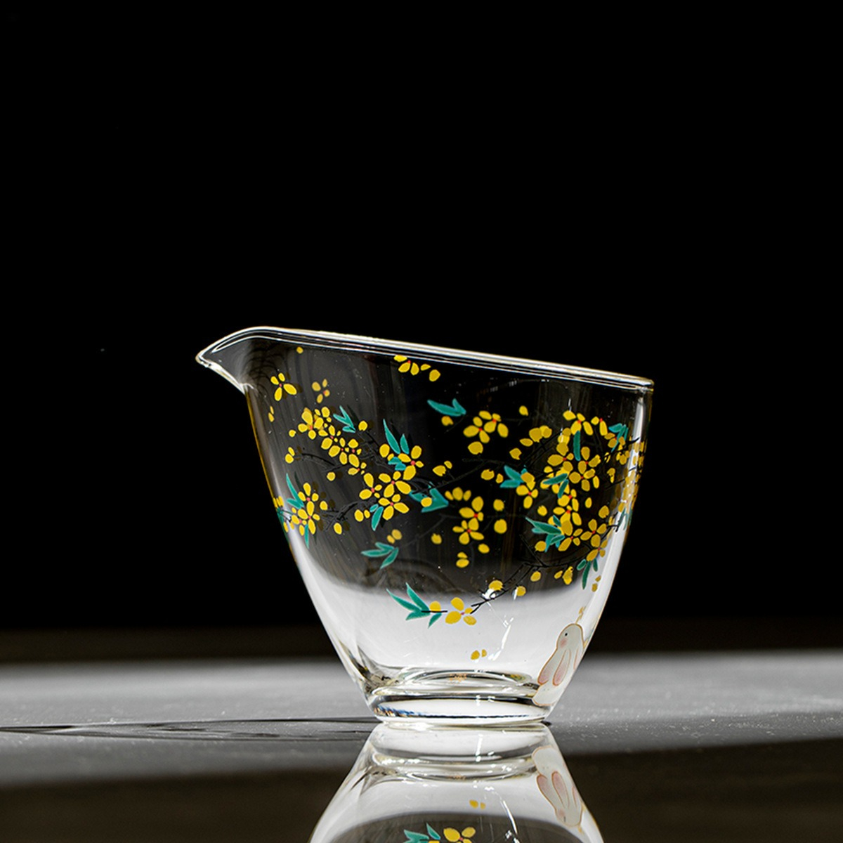 Glass Fairness Cup Heat Resist - đánh giá và giá Gongfu Tea Set