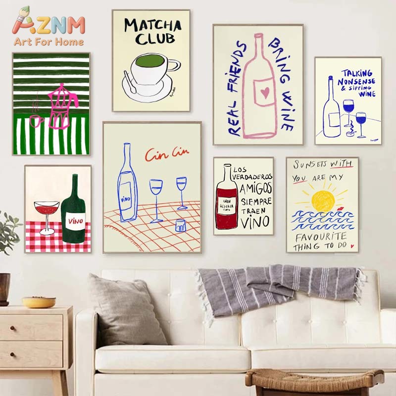 Colorful Drawings Abstract Art - đánh giá và giá Draw Coffee And Tea
