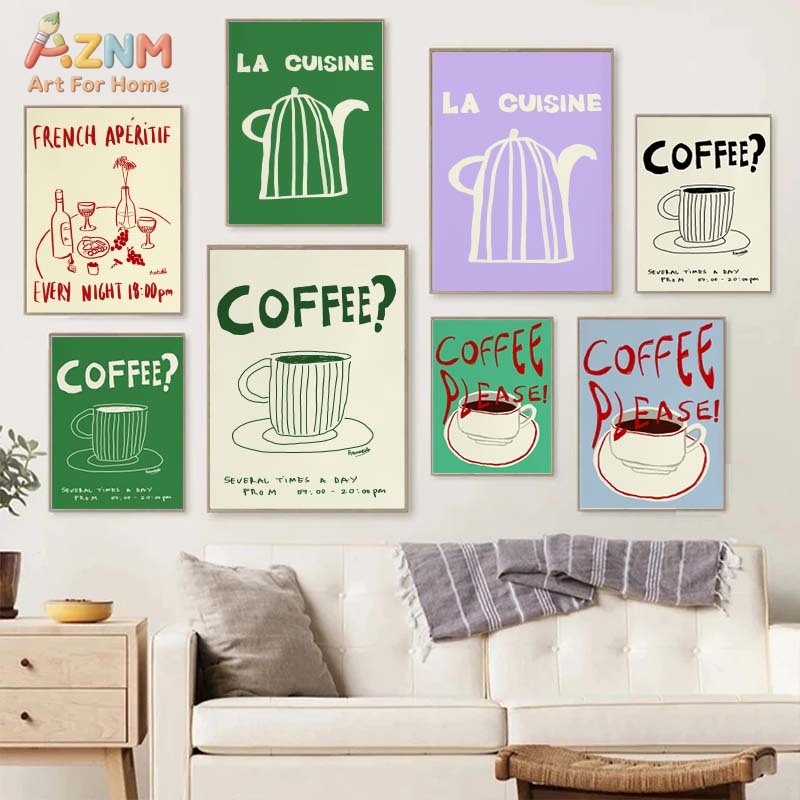 Colorful Drawings Abstract Art - đánh giá và giá Draw Coffee And Tea