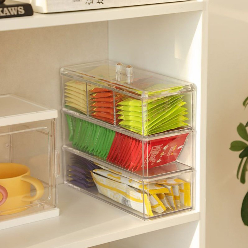 [E] Tea Bag Storage Box Drawer - đánh giá và giá Coffee Tea Sugar Canister Set