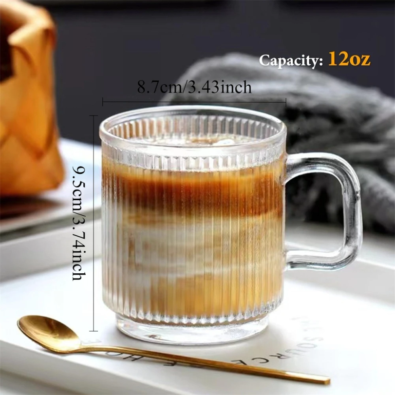1pc Glass Coffee Mug with Hand - đánh giá và giá Coffee Tea Latte