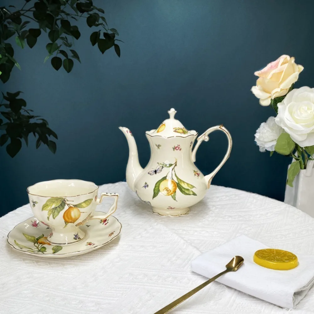 Ceramic Teacup and Saucer Set  - đánh giá và giá Coffee Tea Set