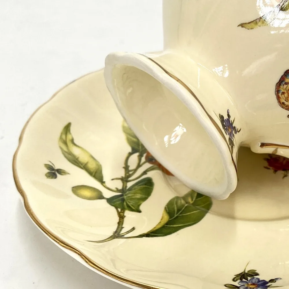 Ceramic Teacup and Saucer Set  - đánh giá và giá Coffee Tea Set