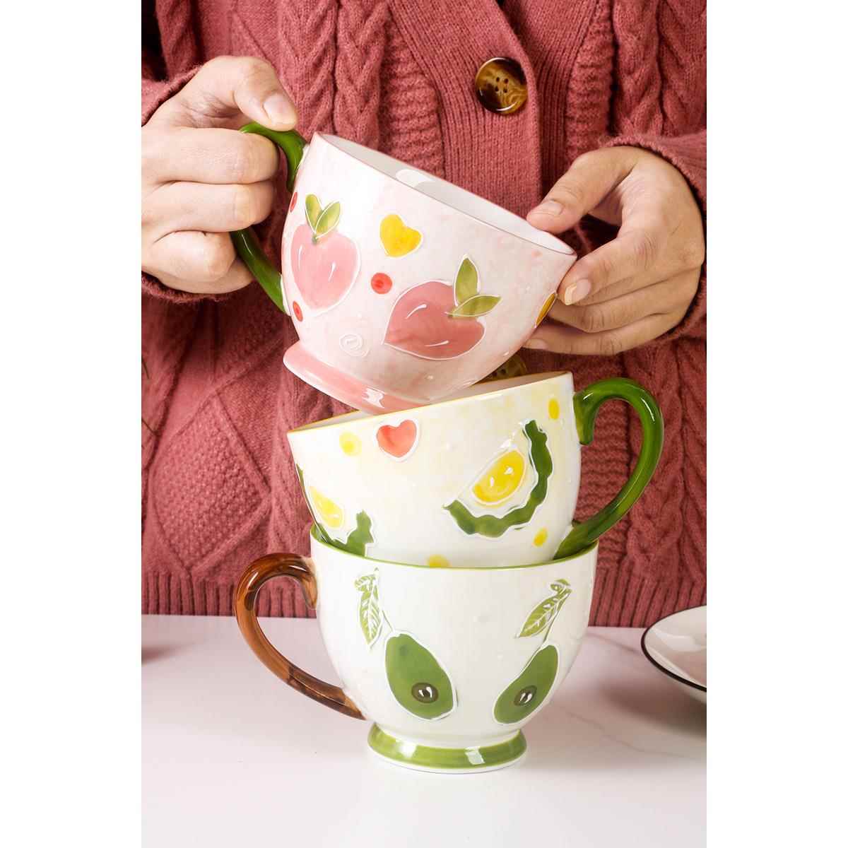 Ceramic Coffee Cup Women's Ear - đánh giá và giá Draw Coffee And Tea